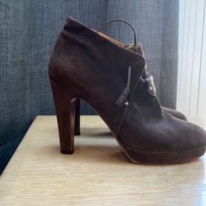 Rag and bone brown suede boots-Size 10